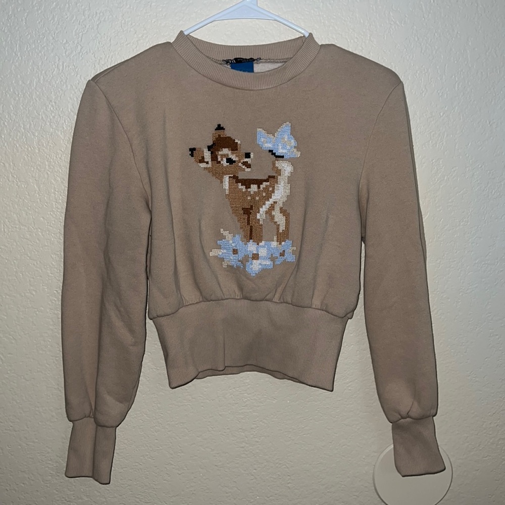 ZARA Bambi Disney Sweatshirt
